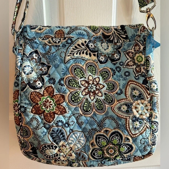 EUC Vera Bradley Blue Hipster Crossbody Adjustable Bag - Picture 6 of 8